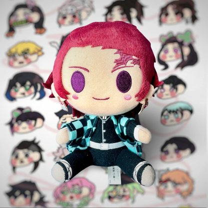Kimetsu No Yaiba Kamado Tanjiro Peluche assise