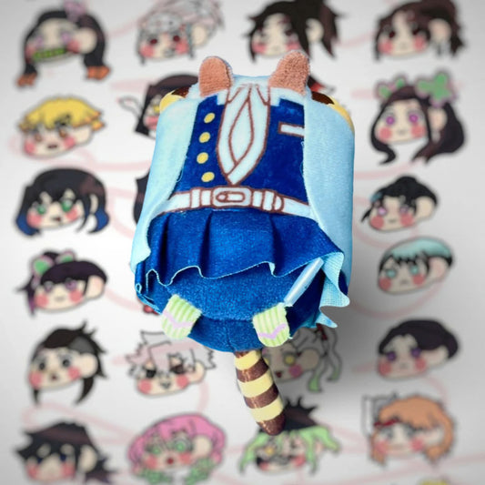 Porte-clés décoratif rond Kimetsu No Yaiba Mitsuri Kanroji