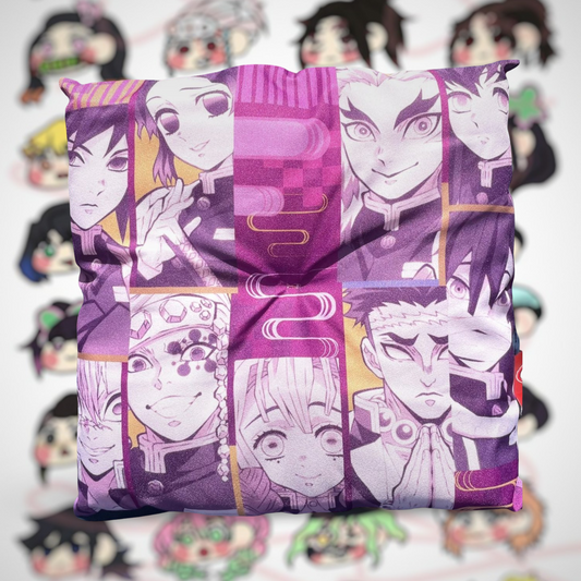 Kimetsu No Yaiba Large Square Cushion