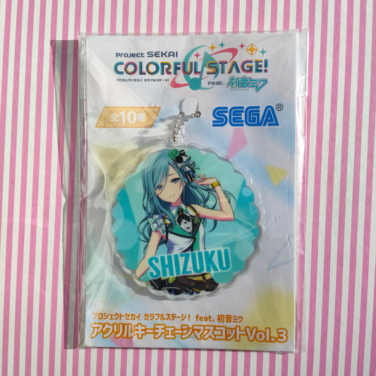 Hinomori Shizuku Project Sekai Porte-clés acrylique de scène colorée ! pi. Hatsune Miku