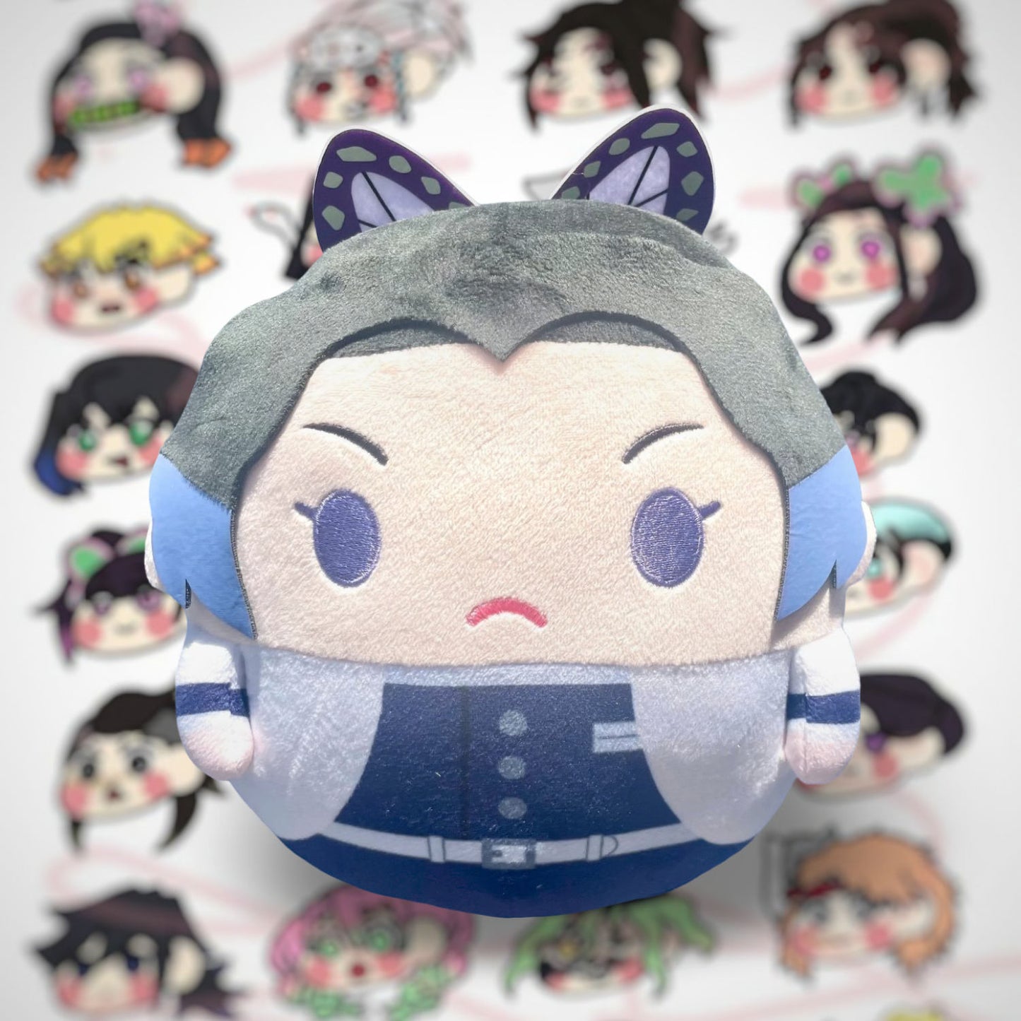 Large round plush Shinobu Kocho Kimetsu No Yaiba