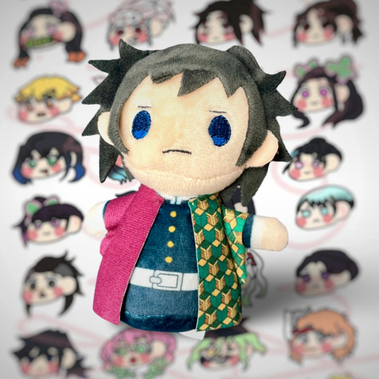 Decorative Keychain Giyu Tomioka Kimetsu No Yaiba Vers1