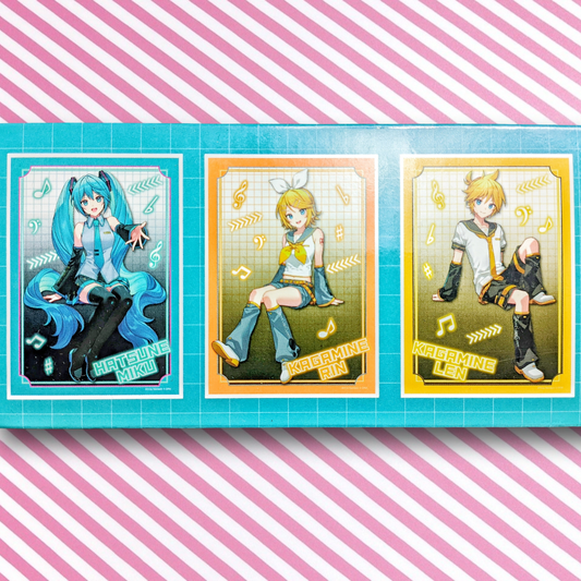 Gachapon Poster Clear File A4 Oficial Vocaloid Hatsune Miku Gashapon Caja Misteriosa Regalo Misterioso Aleatorio Gacha