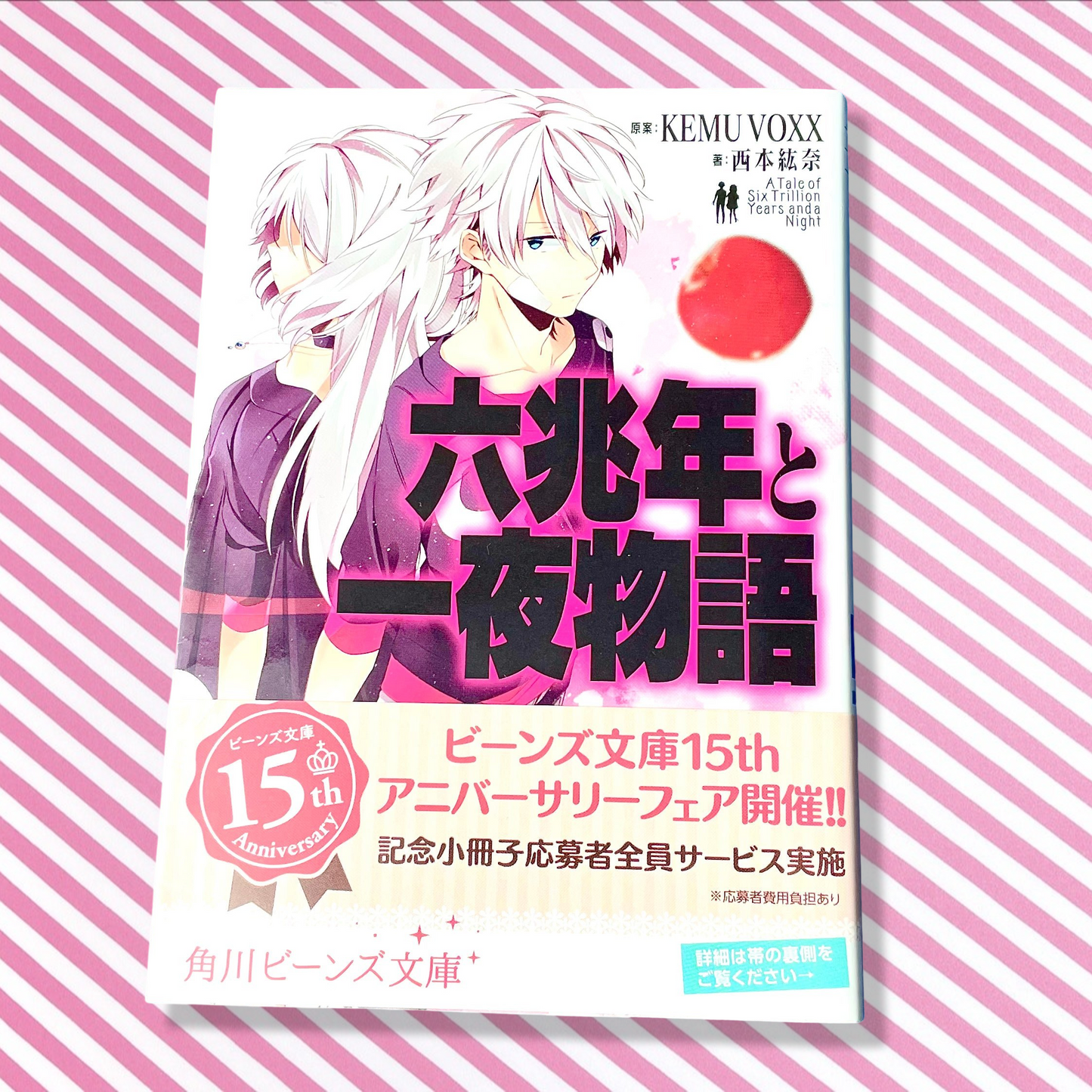 Hirona Nishimoto's novel, The Tale of Six Billion Years and One Night (Kadokawa Beans Bunko)