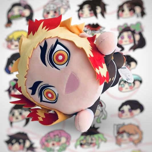 Large Nesoberi Plush Kyojuro Rengoku Kimetsu No Yaiba