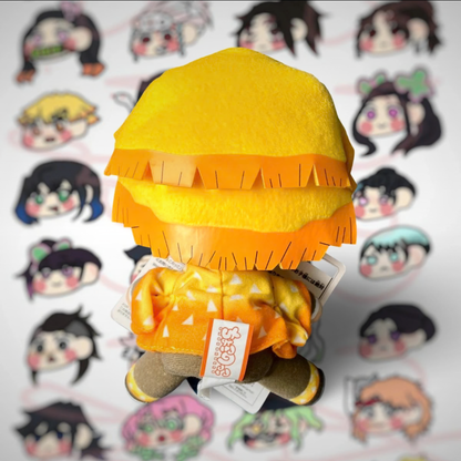 Large plush sitting Zenitsu Agatsuma Kimetsu No Yaiba