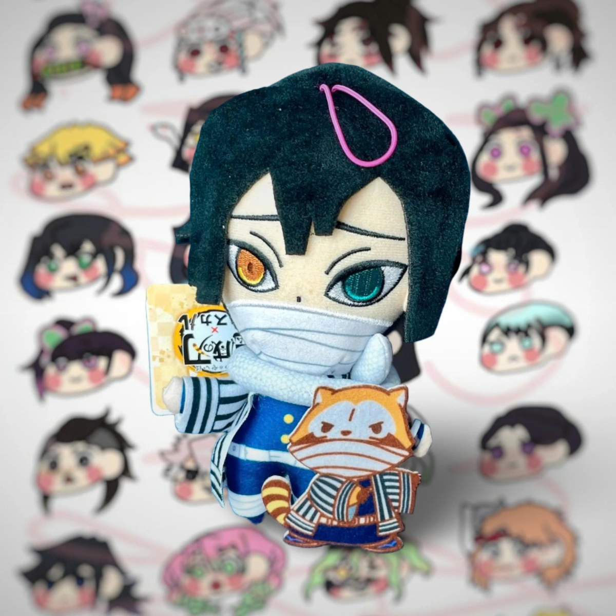 Porte-clés décoratif Obanai Iguro Kimetsu No Yaiba Ver. deuxCollaboration coquine