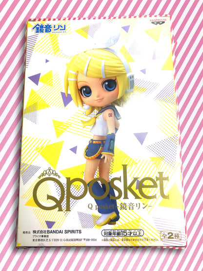 Figura Kagamine Rin QPosket Banpresto Vocaloid Hatsune Miku